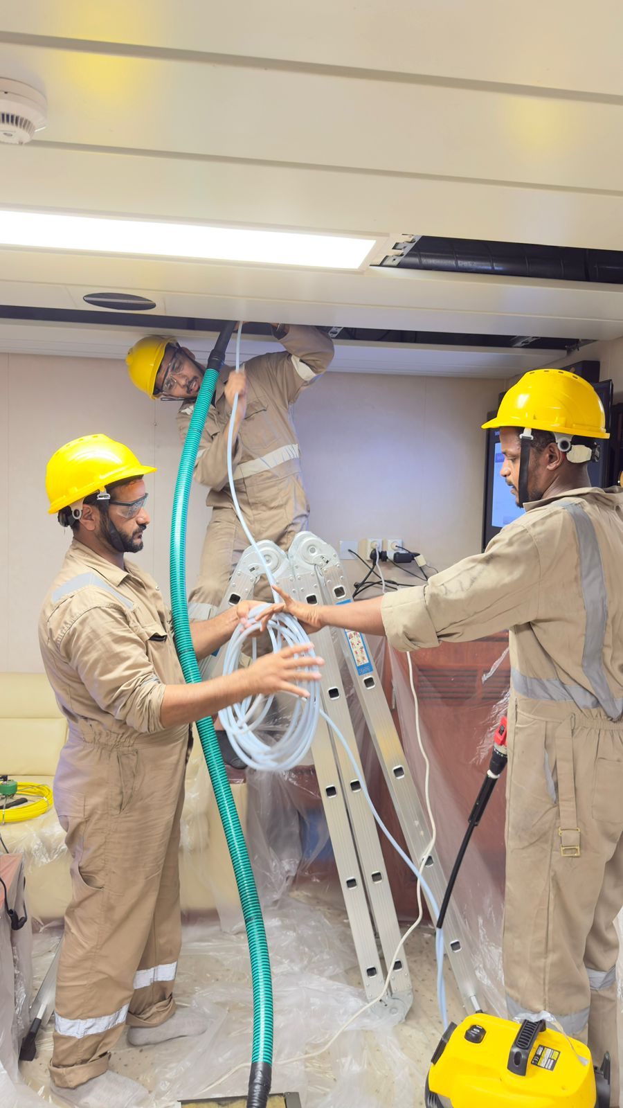 Gas Al Mubarakiah Cleaning Project