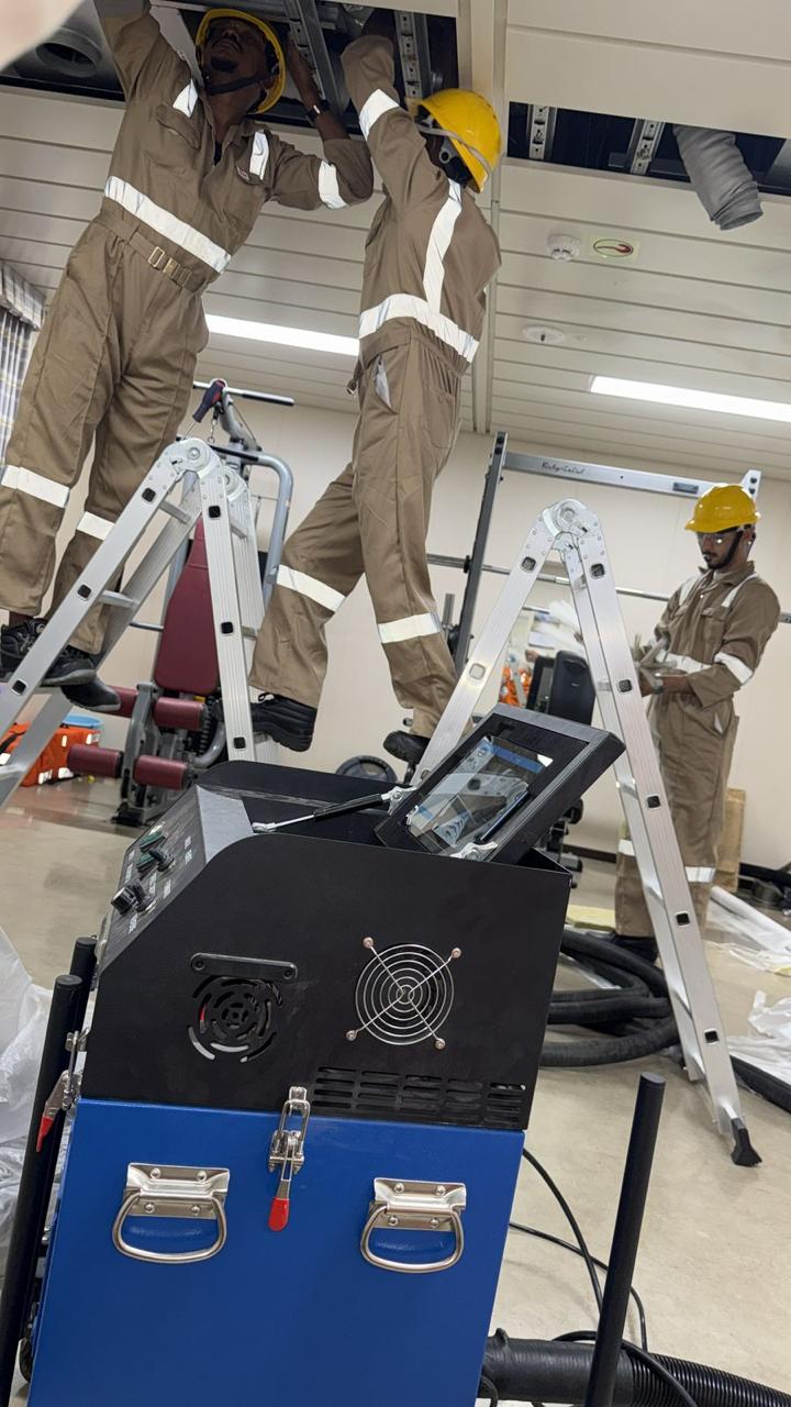 Gas Al Mubarakiah Cleaning Project